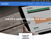 Tablet Screenshot of enistic.com